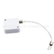 Plastic Square Shape Anti-Theft Recoiler with Adjustable Loop Cable End