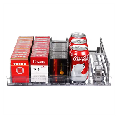 Fridge Freezer Grocery Store Cold Beverage  Cans Gravity Feed Roller Shelf