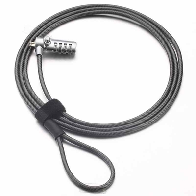 4 Digit Security Password Laptop Computer Notebook Cable Lock