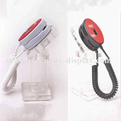 20cm Cable Magnetic Acrylic Security Display Holder For Mobile Phone