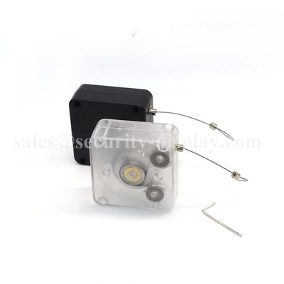 Square Shape SS301 Spring Retractable Anti Theft Pull Box