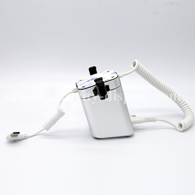 Retail Stores ABS Desktop anti theft phone display Charging Display Security Alarm