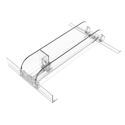 Fridge Freezer Grocery Store Cold Beverage  Cans Gravity Feed Roller Shelf