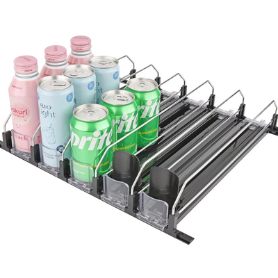 Bottled Soda Can Drink Dispenser Organizer for Refrigerator