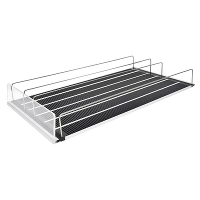 Fridge Freezer Grocery Store Cold Beverage Cans Gravity Feed Roller Shelf
