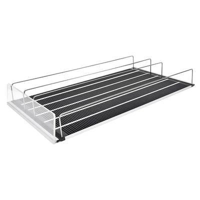 Fridge Freezer Grocery Store Cold Beverage Cans Gravity Feed Roller Shelf