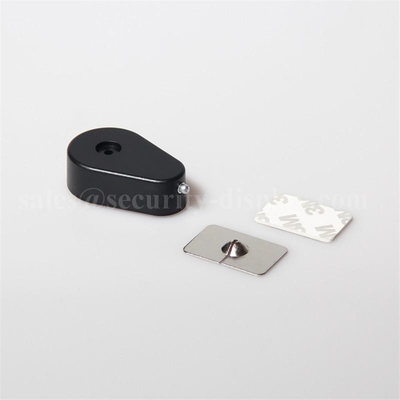 Teardrop Pullbox Anti Theft Tether with Adhesive Metal Plate Endfitting
