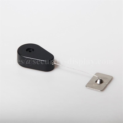 Teardrop Pullbox Anti Theft Tether with Adhesive Metal Plate Endfitting