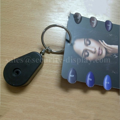 Drop-shaped Plastic Retractable Anti-theft Pull Box with Key Ring