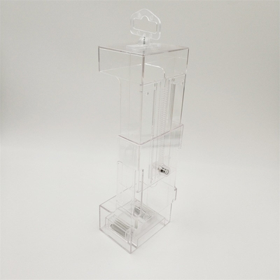 Retractable EAS Acrylic Clear Hard Toothpaste Safer Box Keeper