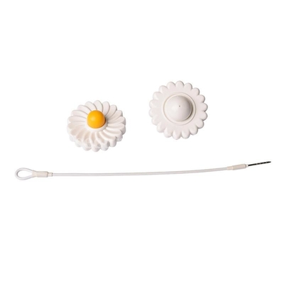 Anti Theft Retail Shop EAS Flower RF Hard Tag With Pin Or Lanyard