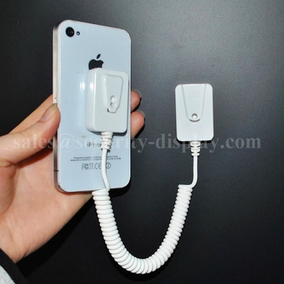 Magnetic Anti Theft 20ft Coiled Cable Tether With 3M Adhesive Backing