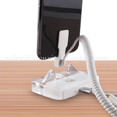 Vertical Acrylic Mobile Phone Alarm Retail Display Stand