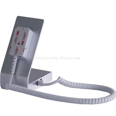 Alarm And Charging Wall Mounted Secure Display Stand For iPhone