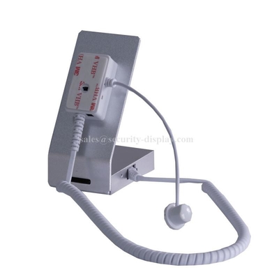 Alarm And Charging Wall Mounted Secure Display Stand For iPhone