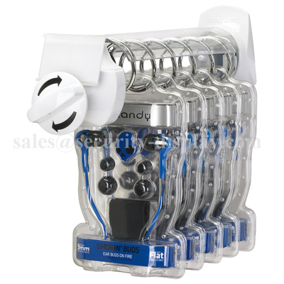 Self Dispensing Helix Wall Dispensers For Pegboard Display