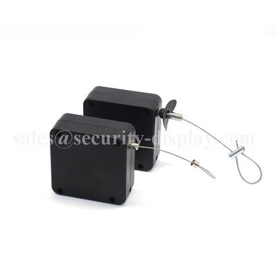 Square Shape SS301 Spring Retractable Anti Theft Pull Box