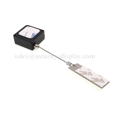 Retractable Plastic Anti Theft Pull Box With Steel Cord