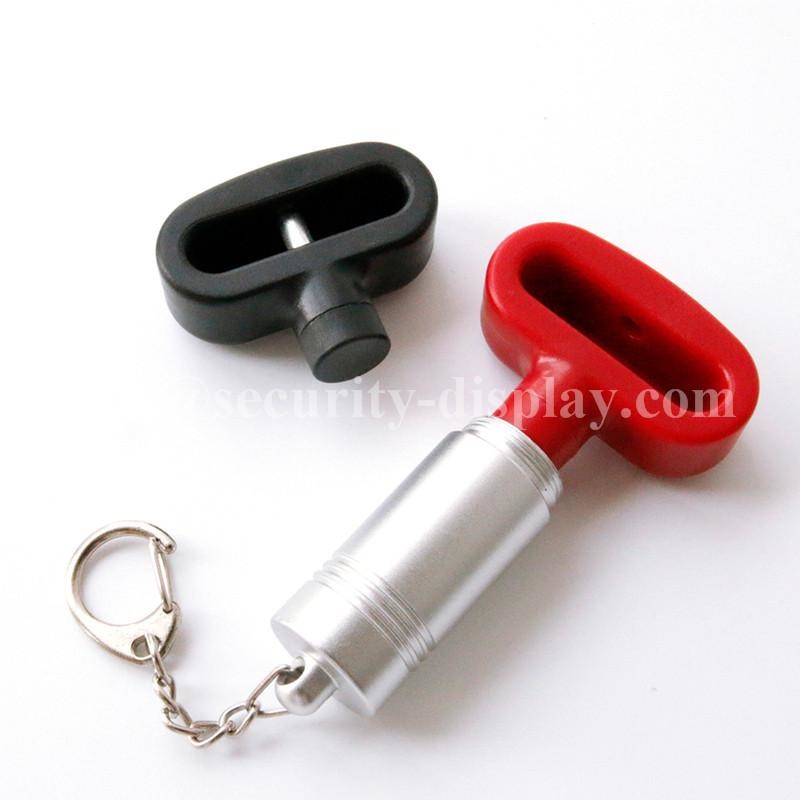 Plastic Supermarket Double Bar EAS Security Peg Hook Stop Lock