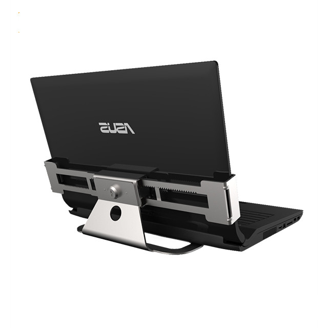 Laptop Display Racks Metallic Stretch Security Display Stand for Laptop Notebook Computer